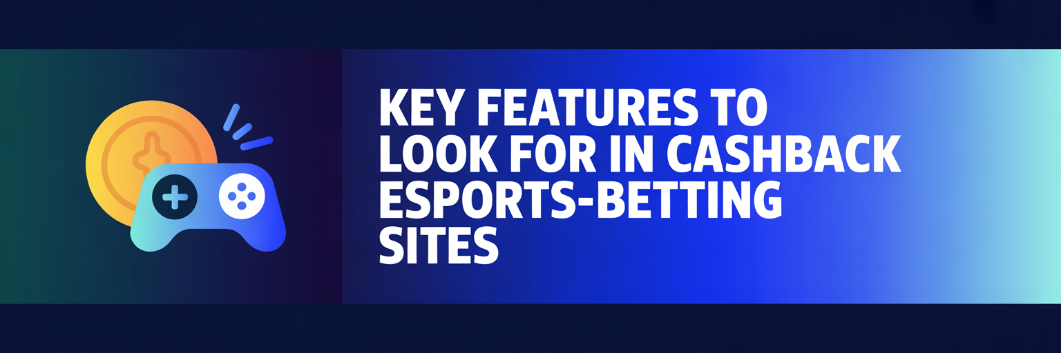 Key Features to Look for in Cashback eSports-Betting Sites